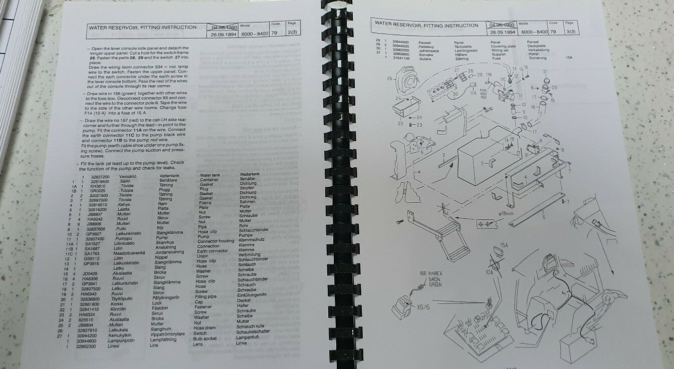 VALTRA TRACTOR 6000 - 8950 WORKSHOP SERVICE MANUAL 2002 EDITION REPRINT