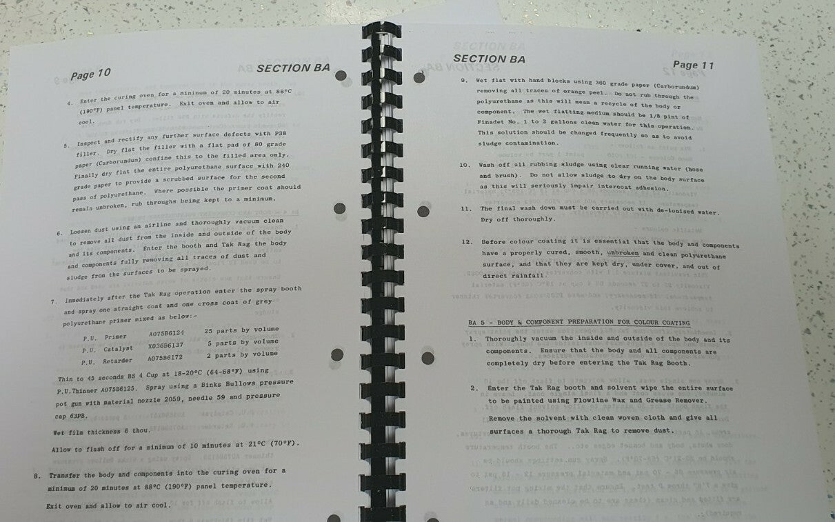LOTUS TURBO ESPRIT & ESPRIT S3 SERVICE NOTES WORKSHOP MANUAL 80 - 87 REPRINTED