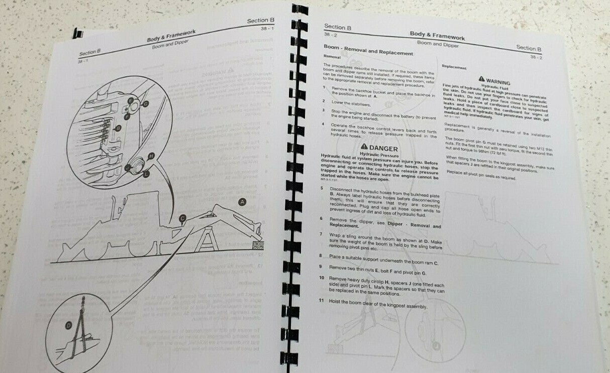JCB 3CX 4CX 214E 214 215 217 & VARIANTS BACKHOE LOADER SERVICE 2002 TO 2008