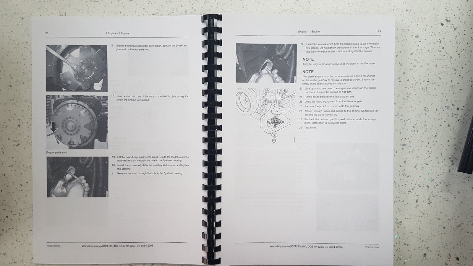 KALMAR DCE 90–180 DCE 70-32E3 DCE70-35E4 WORKSHOP SERVICE MANUAL REPRINTED 2006