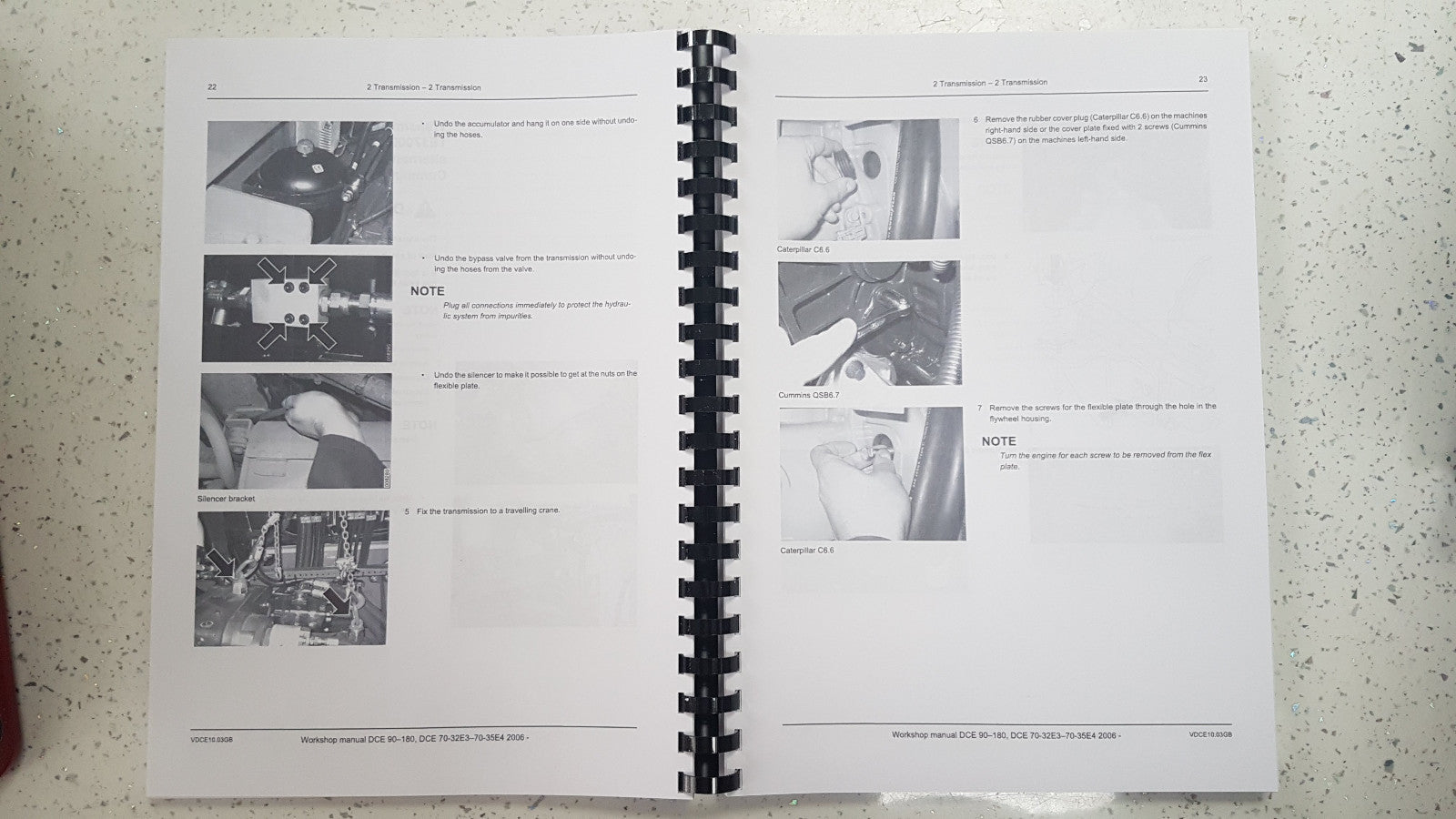 KALMAR DCE 90–180 DCE 70-32E3 DCE70-35E4 WORKSHOP SERVICE MANUAL REPRINTED 2006