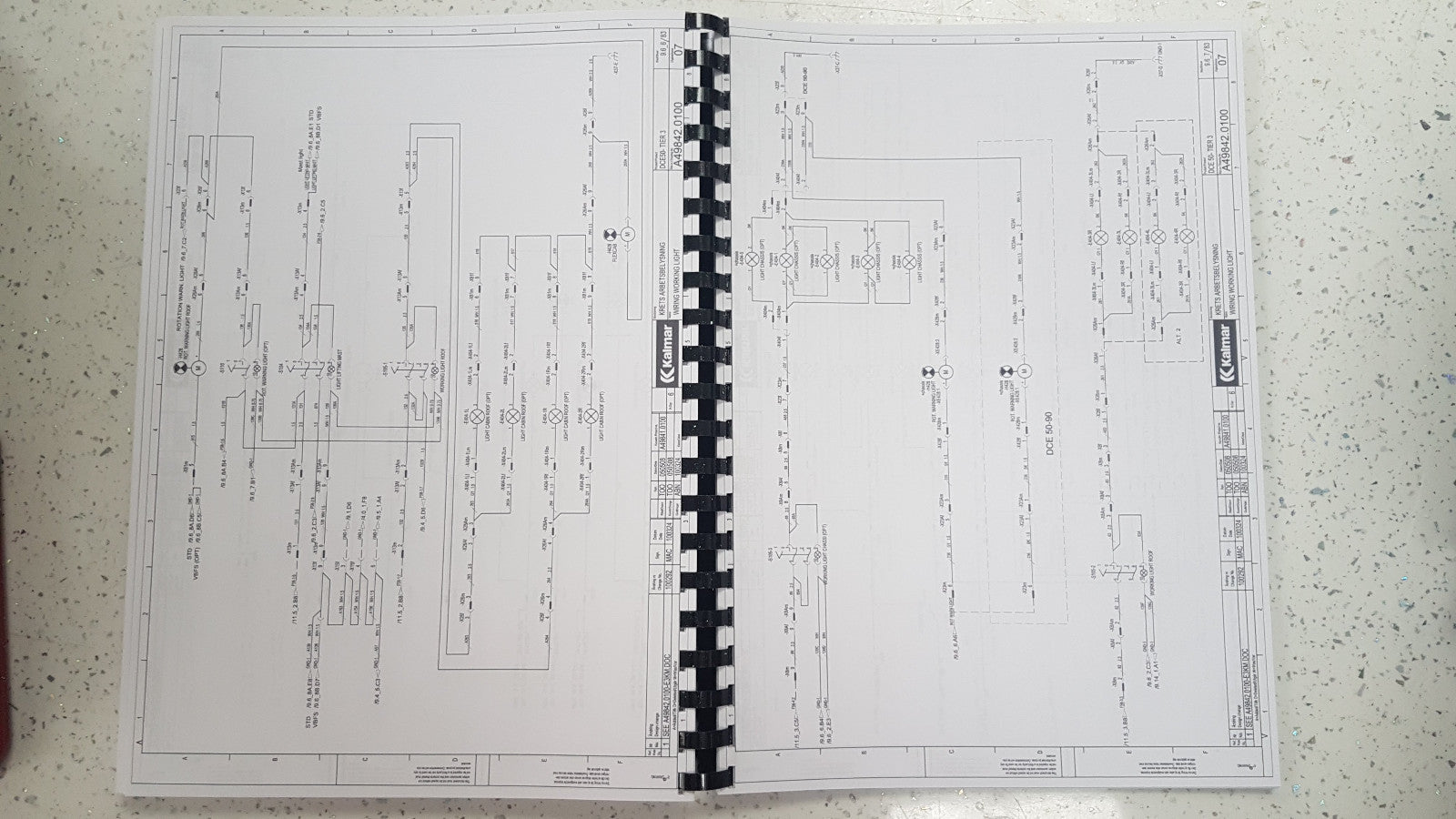 KALMAR DCE 90–180 DCE 70-32E3 DCE70-35E4 WORKSHOP SERVICE MANUAL REPRINTED 2006