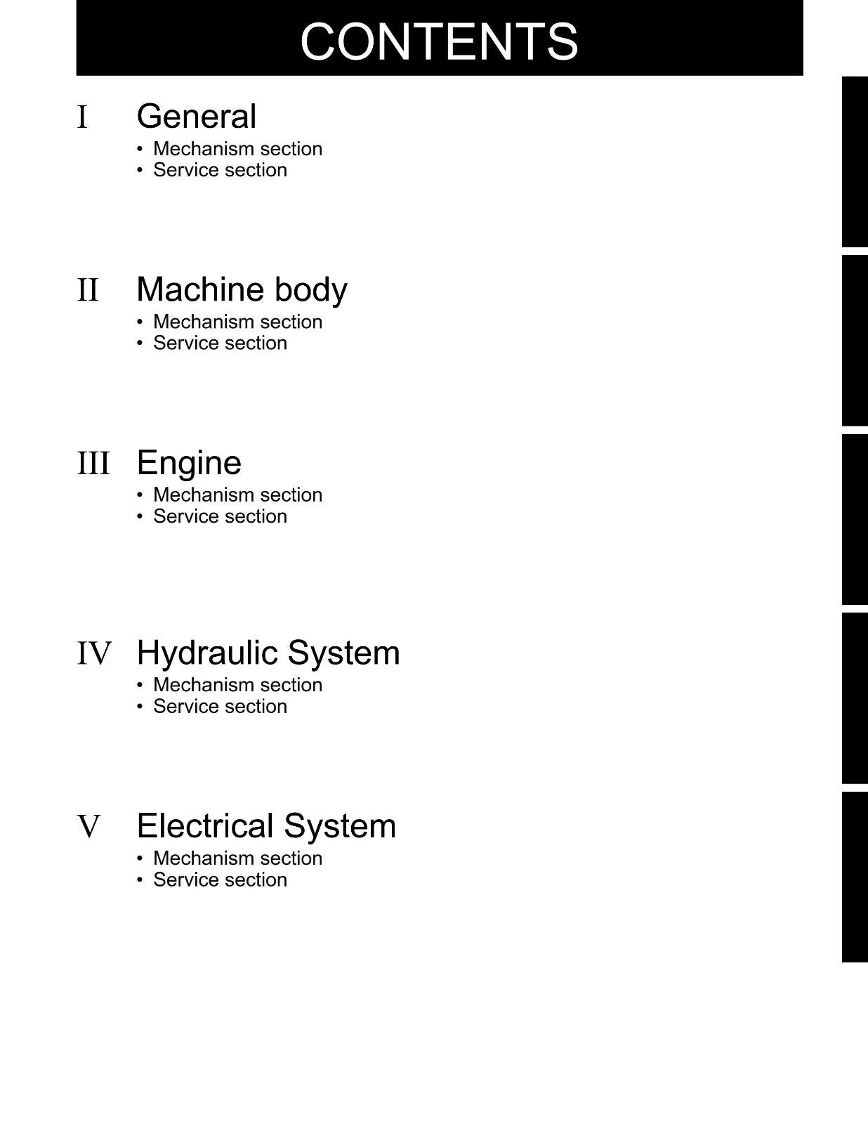 KUBOTA EXCAVATOR KX080-3 WORKSHOP SERVICE MANUAL REPRINTED 2006