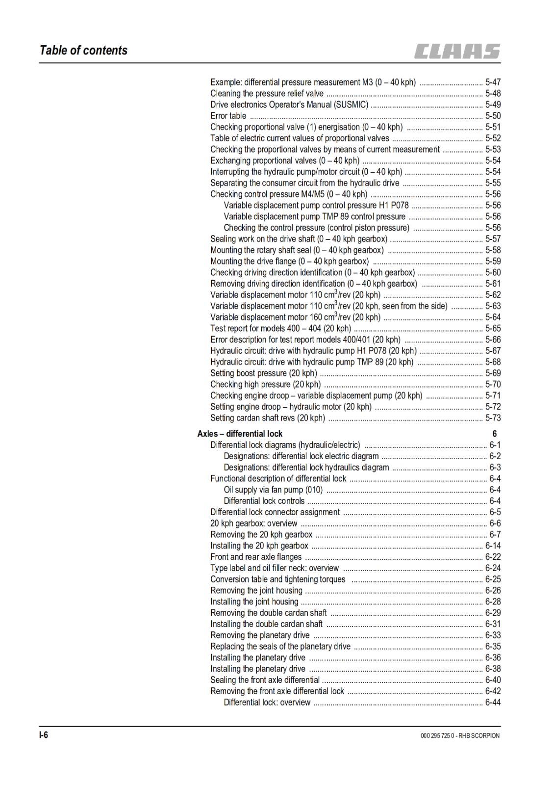 CLAAS SCORPION 9040 7045 7040 7030 6030 REPAIR WORKSHOP PRINTED COMB BOUND