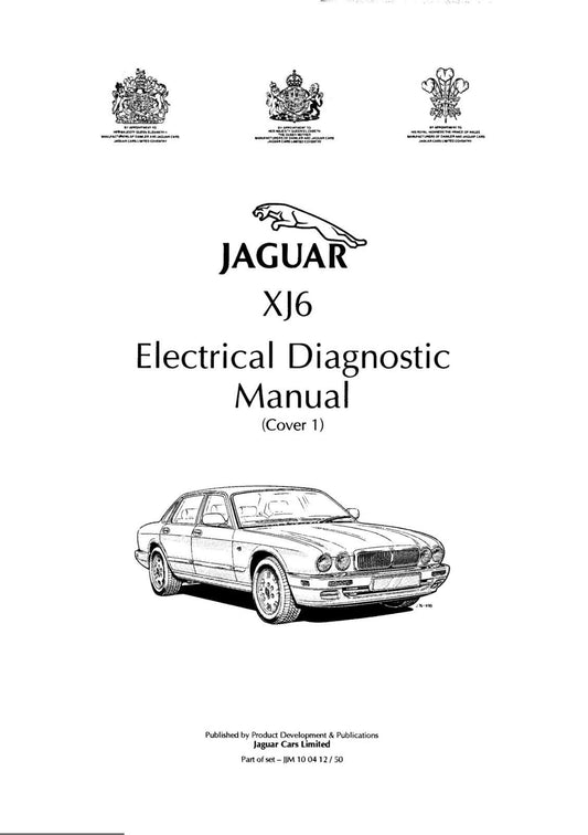 JAGUAR XJ6 (X300) ELECTRICAL DIAGNOSTIC MANUAL 3 VOLS 1995 - REPRINT COMB BOUND
