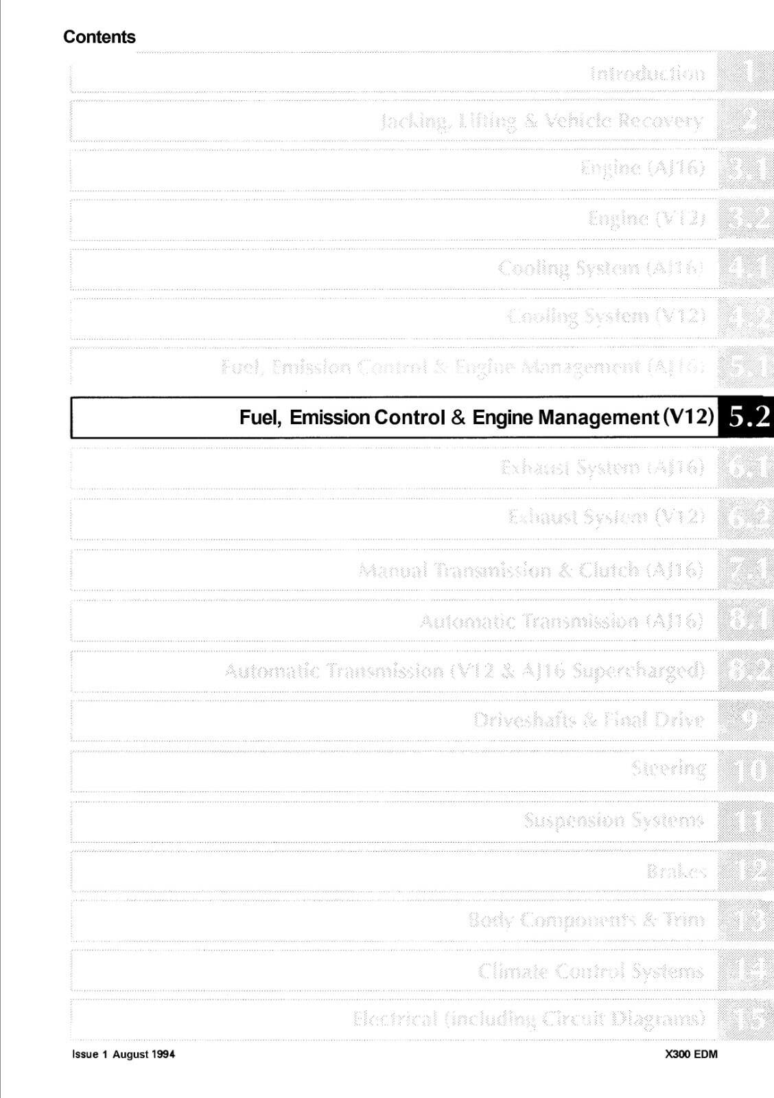 JAGUAR XJ6 (X300) ELECTRICAL DIAGNOSTIC MANUAL 3 VOLS 1995 - REPRINT COMB BOUND