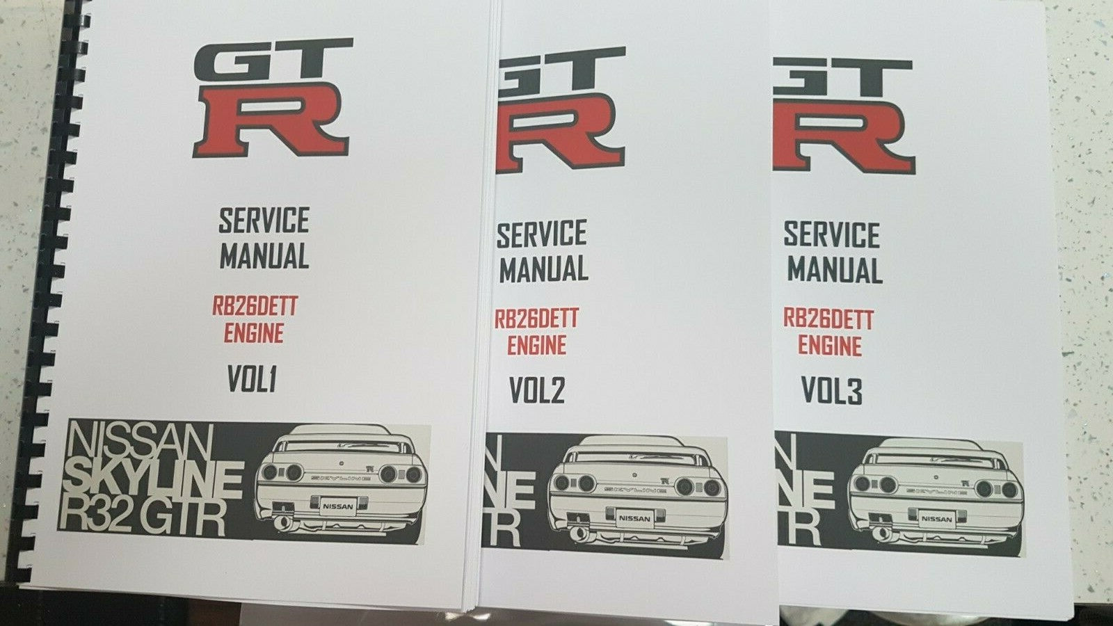 NISSAN R32 GTR SKYLINE WORKSHOP SERVICE MANUAL ENGINE RB26DETT REPRINTED