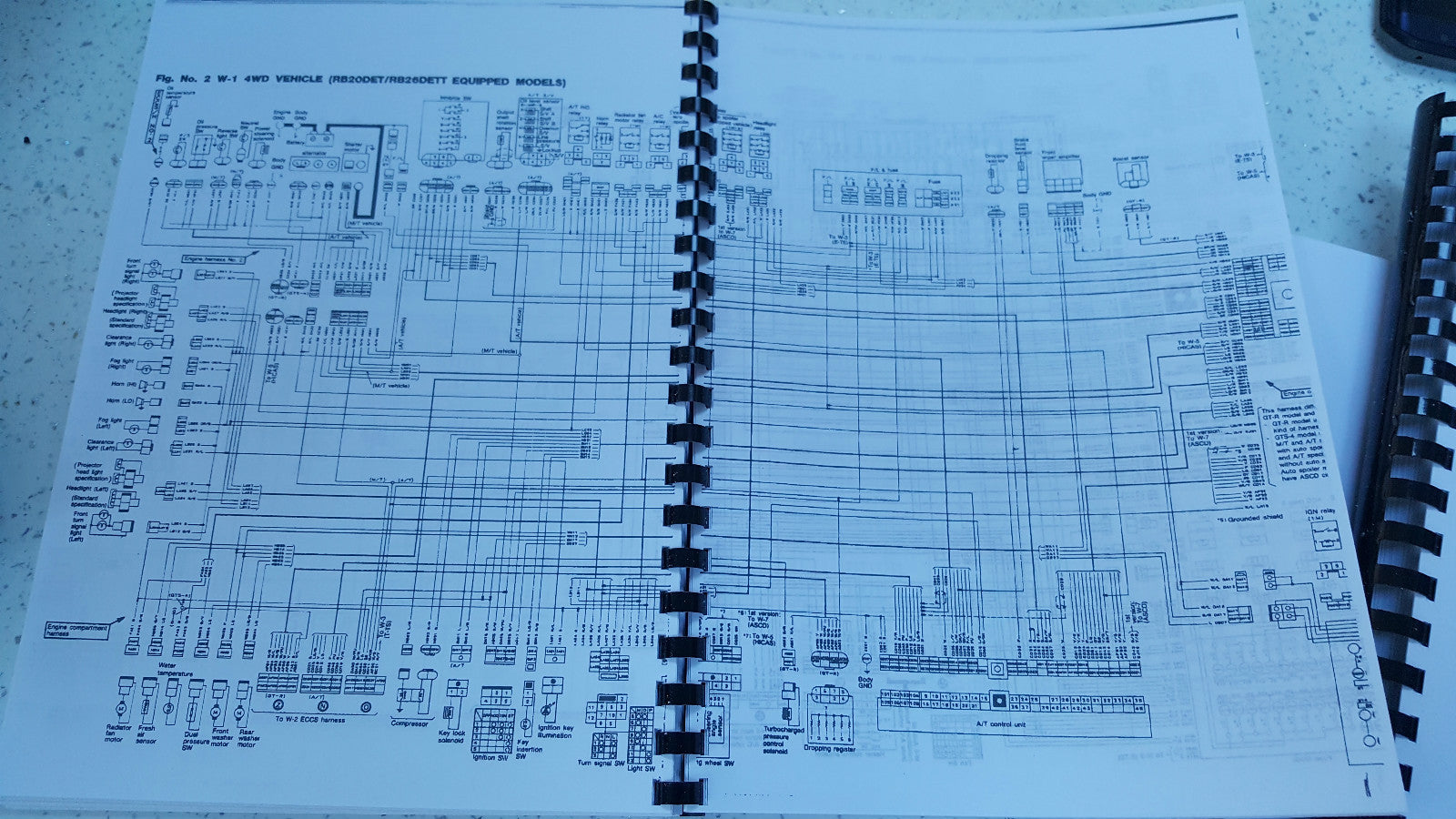 NISSAN R32 GTR SKYLINE WORKSHOP SERVICE MANUAL ENGINE RB26DETT REPRINTED