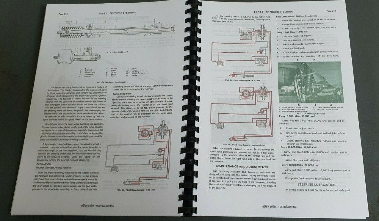 ASTON MARTIN DBS SALOON WORKSHOP REPAIR MANUAL REPRINTED A4 COMB BOUND DBS5000
