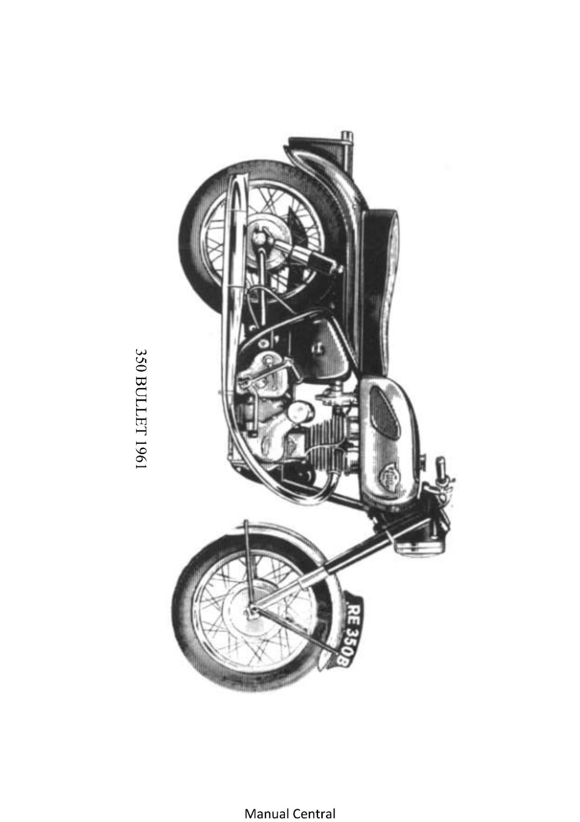 ROYAL ENFIELD 350 500 BULLET 350 CLIPPER REPAIR WORKSHOP SERVICE MANUAL REPRINT