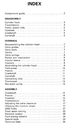 VOLVO PENTA 2001 2002 2003 2003T WORKSHOP REPRINTED