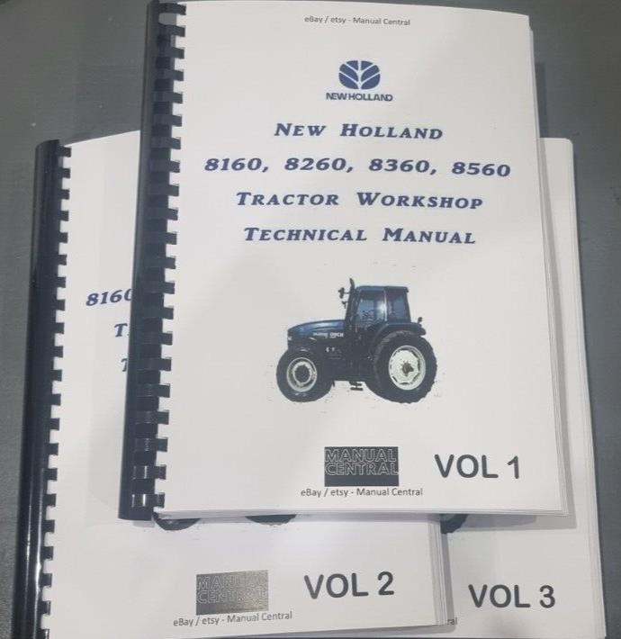NEW HOLLAND TRACTOR 8160 8260 8360 8560 WORKSHOP SERVICE MANUAL REPRINTED