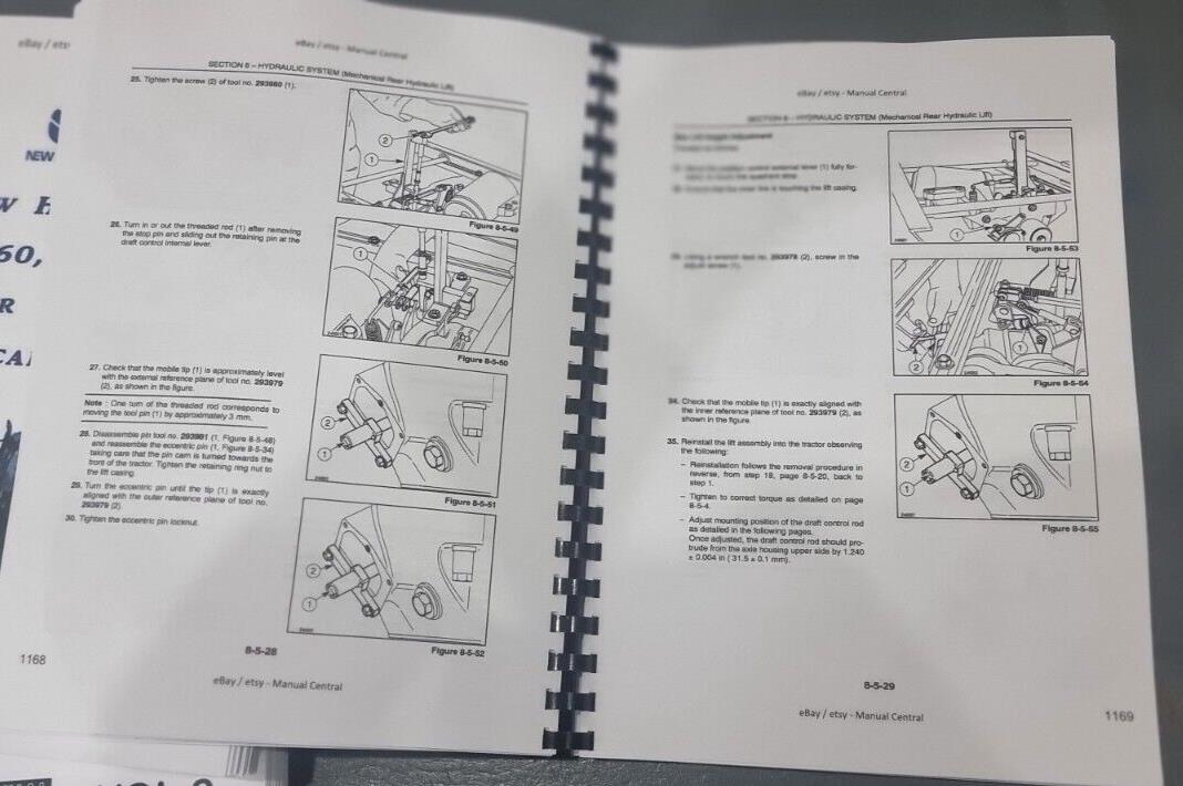 NEW HOLLAND TRACTOR 8160 8260 8360 8560 WORKSHOP SERVICE MANUAL REPRINTED