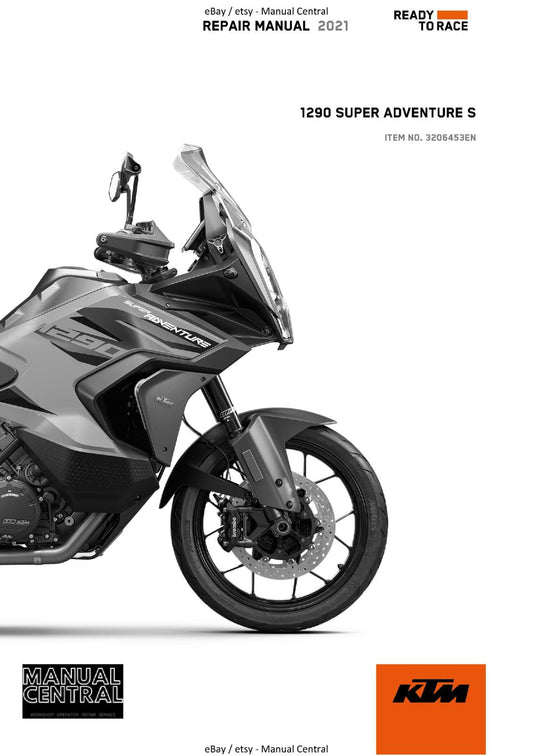 KTM 2021 - 1290 SUPER ADVENTURE S - WORKSHOP REPAIR SERVICE MANUAL REPRINTED