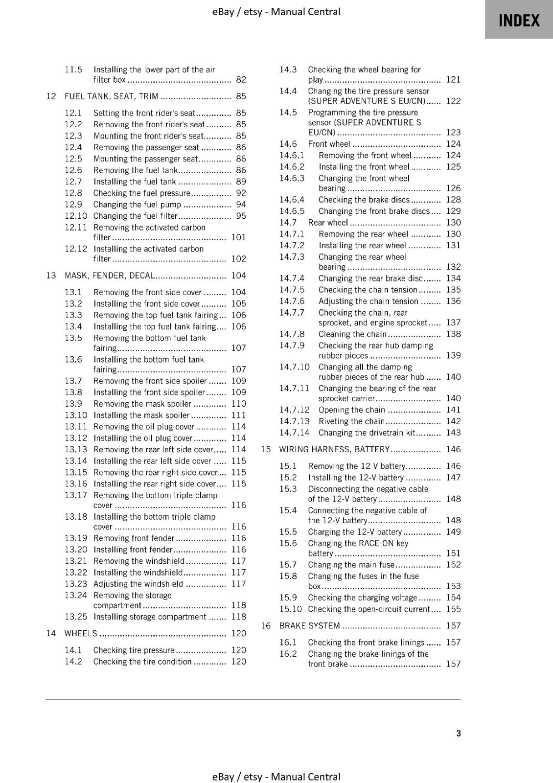 KTM 2021 - 1290 SUPER ADVENTURE S - WORKSHOP REPAIR SERVICE MANUAL REPRINTED