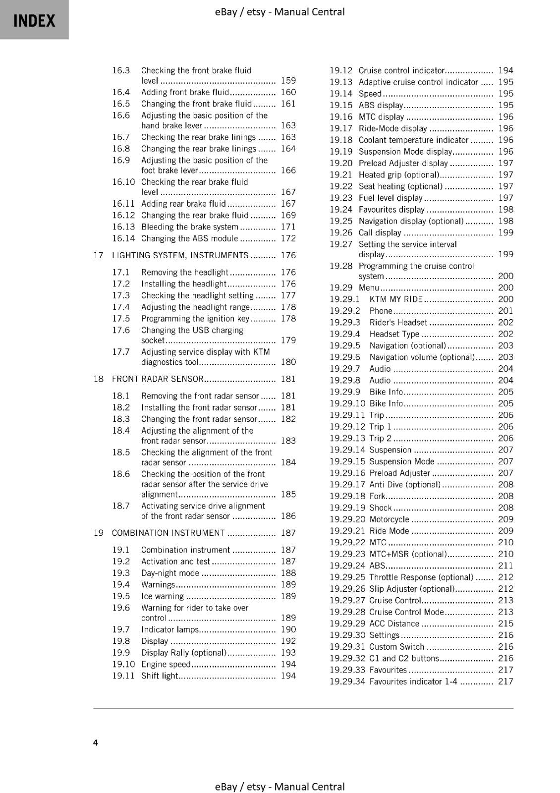 KTM 2021 - 1290 SUPER ADVENTURE S - WORKSHOP REPAIR SERVICE MANUAL REPRINTED
