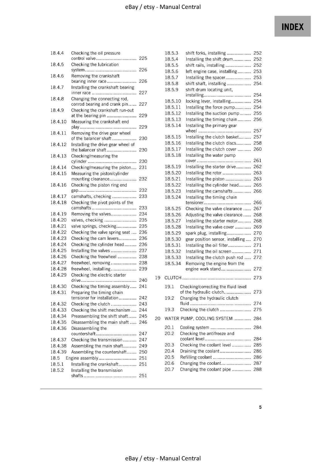 KTM 2021 - 250 EXC-F SIX DAYS - WORKSHOP REPAIR SERVICE MANUAL REPRINTED