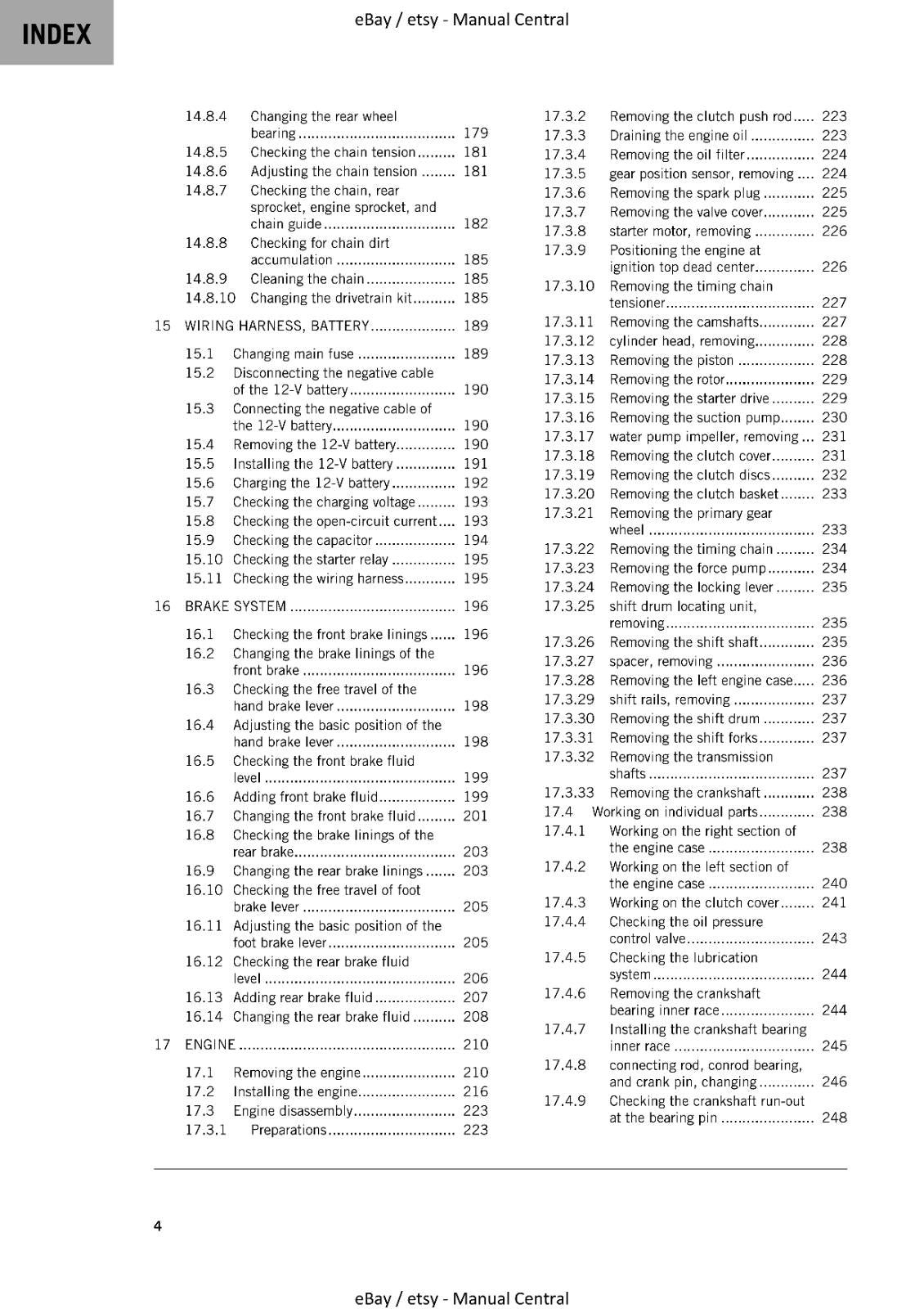 KTM 2021 - 250 SX-F  XC-F TROY LEE DESIGNS - WORKSHOP REPAIR SERVICE REPRINTED