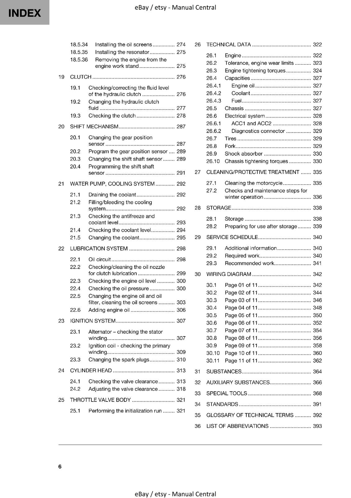 HUSQVARNA 2021 - 701 SUPERMOTO EU EDITION - WORKSHOP SERVICE MANUAL REPRINTED