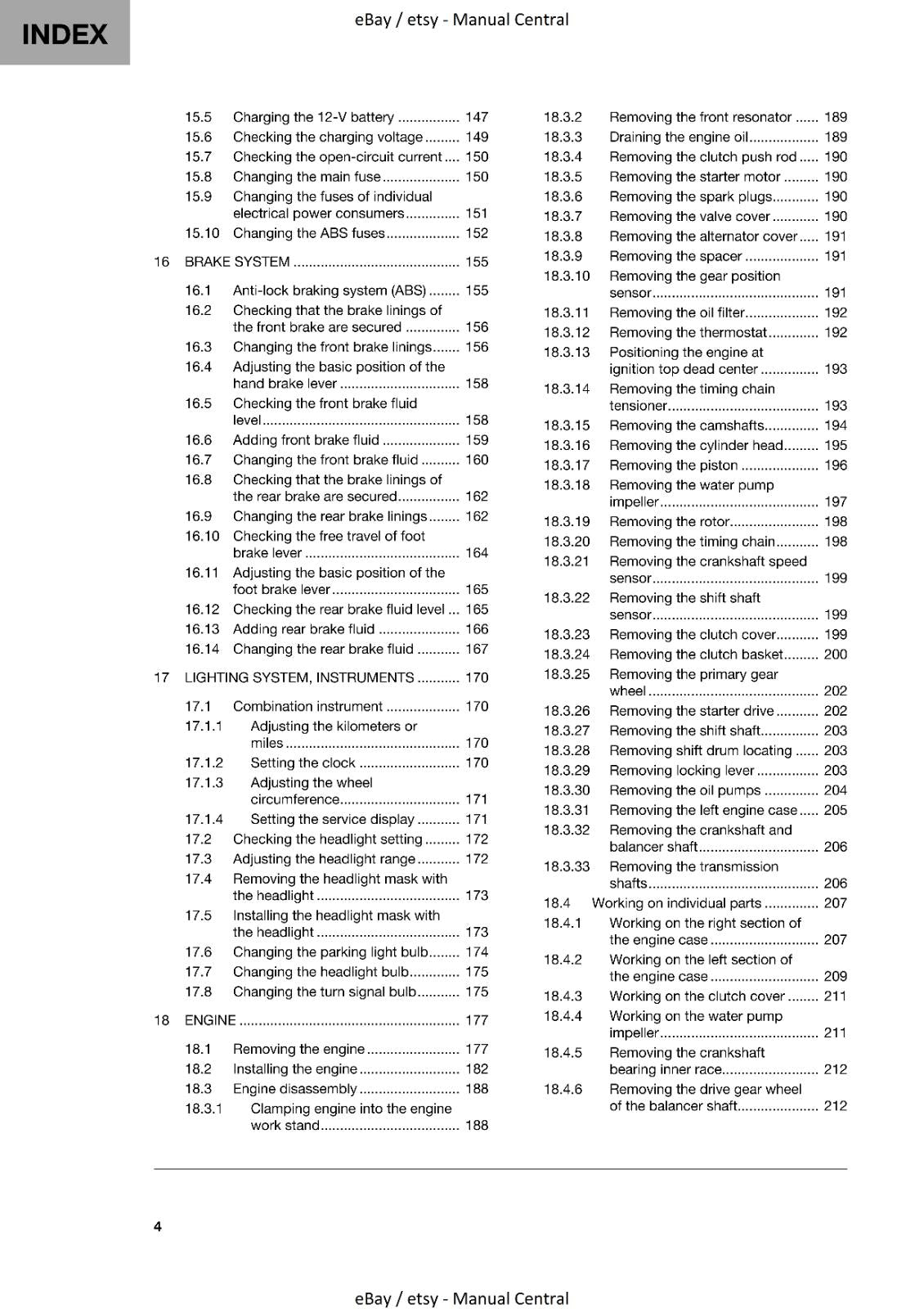 HUSQVARNA 2021 - 701 SUPERMOTO US EDITION - WORKSHOP SERVICE MANUAL REPRINTED
