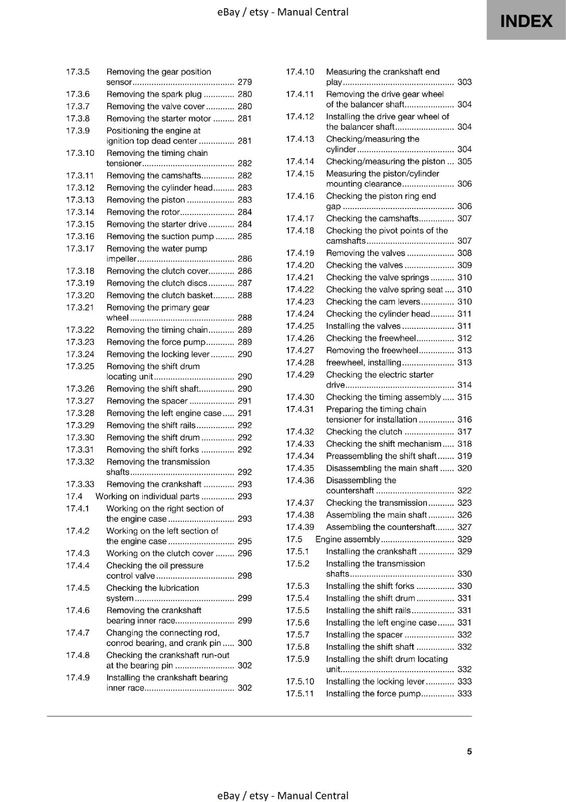 HUSQVARNA 2021 - FC 350 FX 350 - REPAIR WORKSHOP SERVICE MANUAL REPRINTED