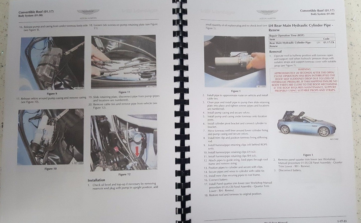 ASTON MARTIN V8 VANTAGE WORKSHOP +  PARTS + ELECTRICAL 05 - 13 ISSUE 8 -  120GSM