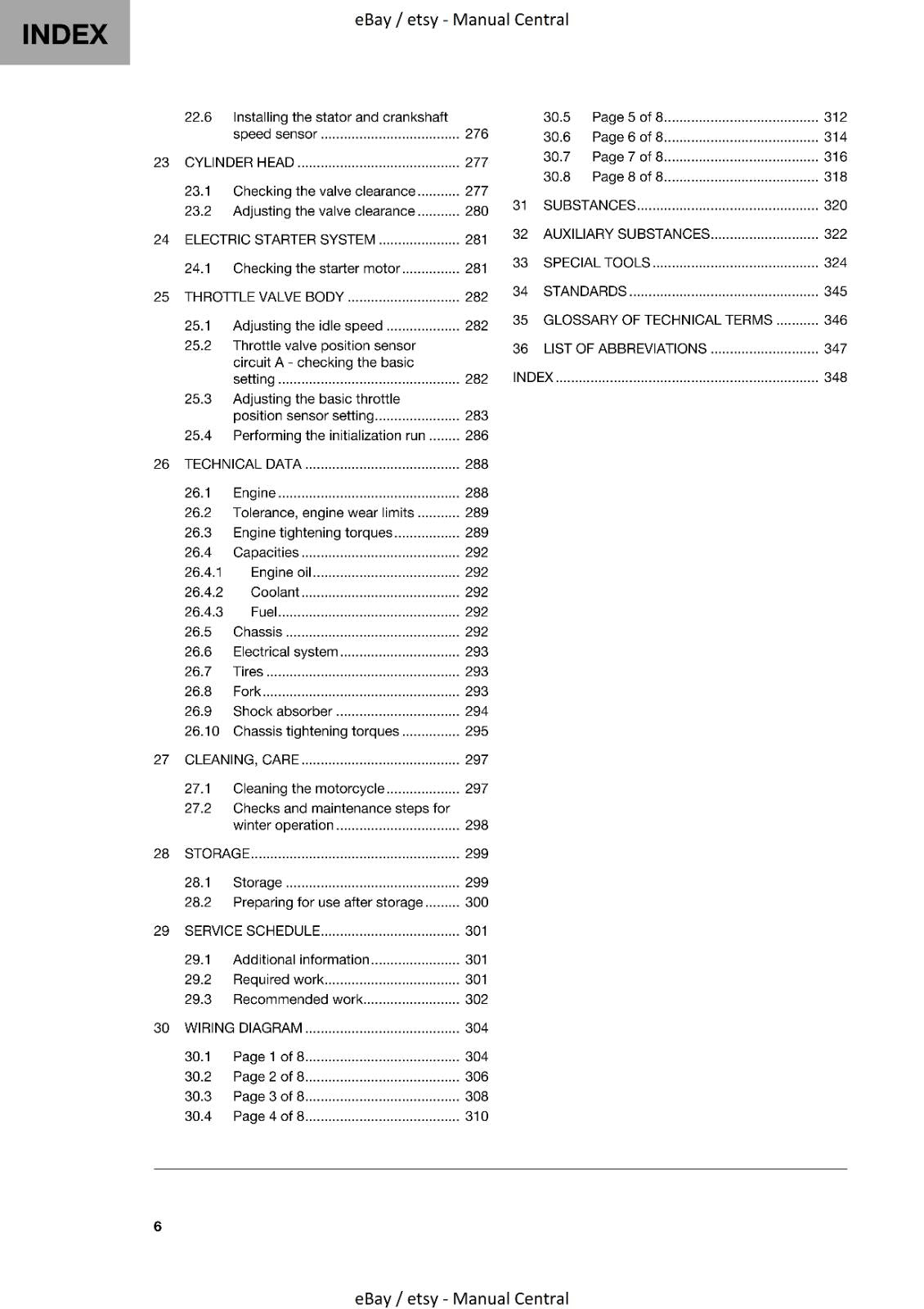 HUSQVARNA FE 250 2021 REPAIR WORKSHOP SERVICE MANUAL REPRINTED