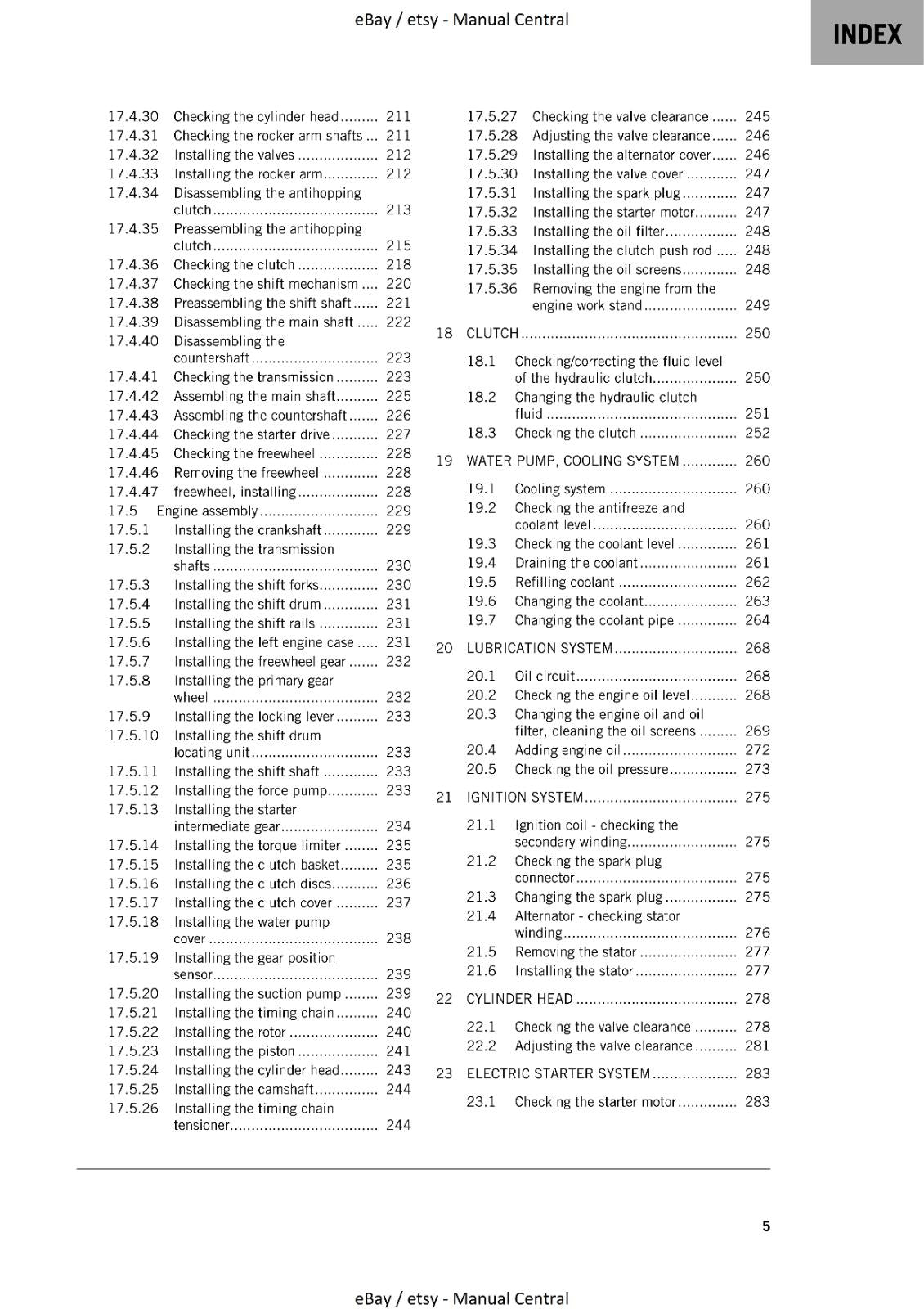 KTM 2021 450 SMR WORKSHOP REPAIR SERVICE MANUAL