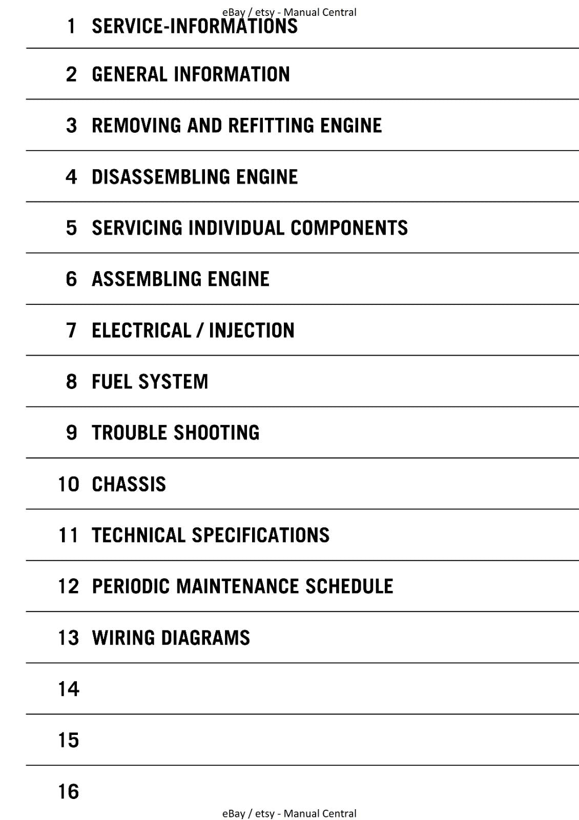 KTM 2003 - 2008 -  950 / 990 SUPERMOTO / R  - WORKSHOP SERVICE REPAIR MANUAL