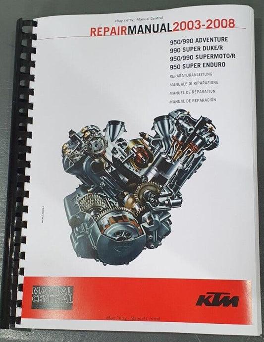 KTM 2003 - 2008 -  950 SUPER ENDURO - WORKSHOP SERVICE REPAIR MANUAL