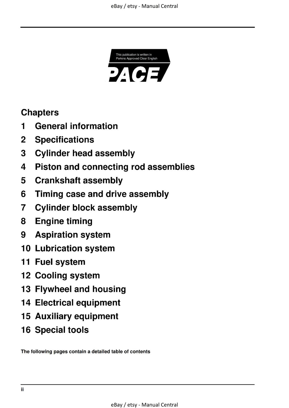 PERKINS PHASER & 1000 SERIES MODELS AA TO AH & YA TO YE WORKSHOP SERVICE MANUAL