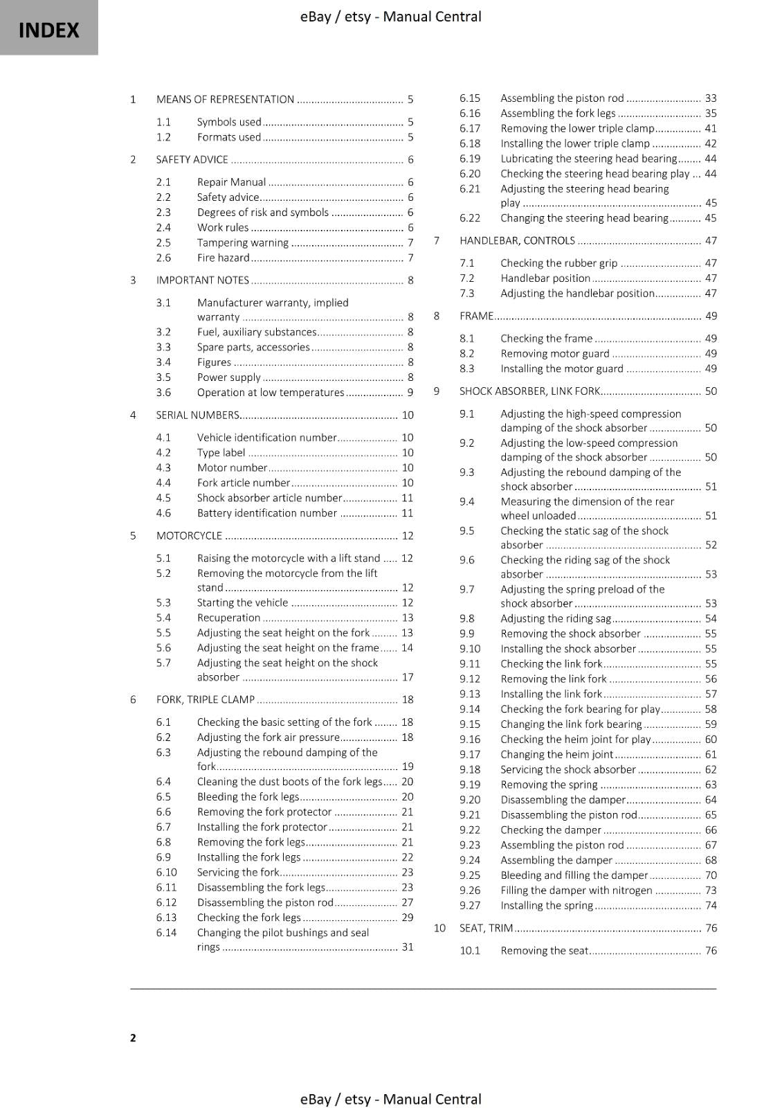 GASGAS 2021 MC-E 5 SERVICE WORKSHOP REPAIR MANUAL