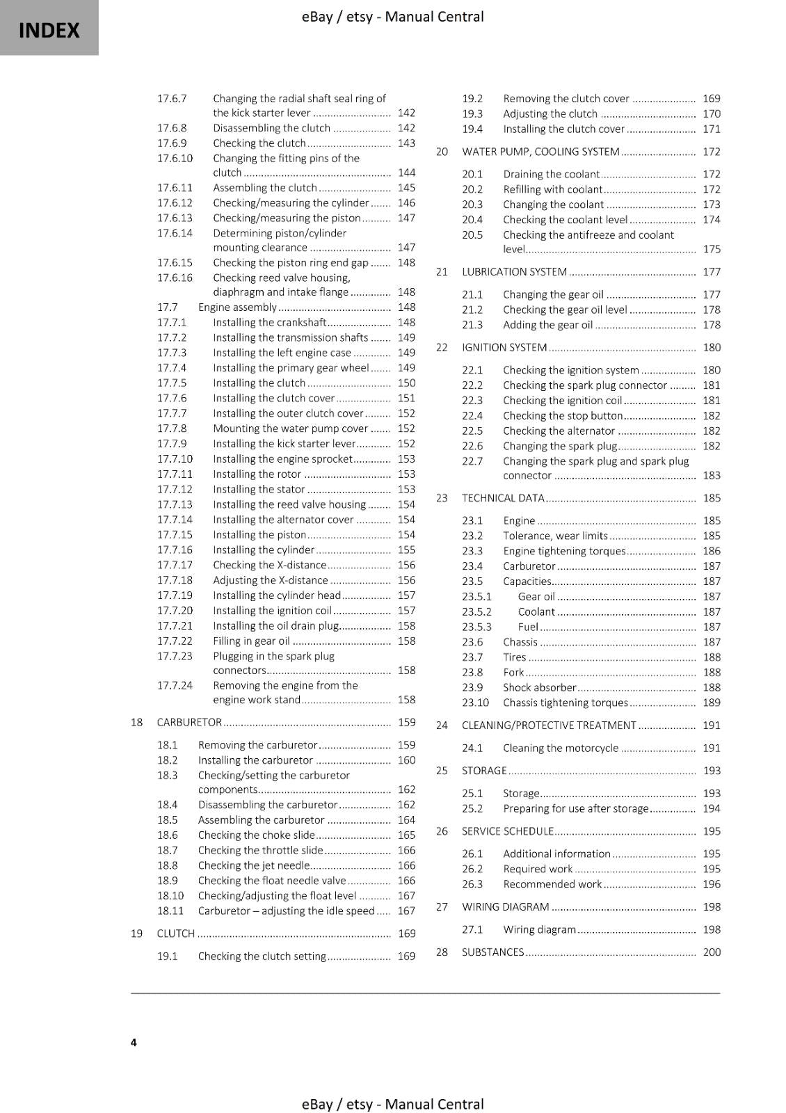 GASGAS 2021 MC 50 SERVICE WORKSHOP REPAIR MANUAL