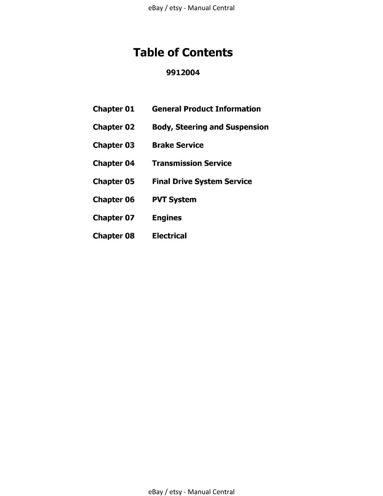 POLARIS 1985 TO 1995 ATV & LIGHT UTILITY HAULER SERVICE WORKSHOP REPAIR MANUAL