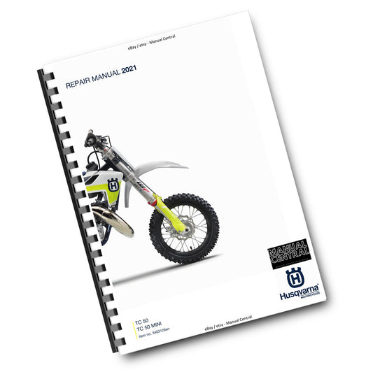 HUSQVARNA TC 50 MINI 2021 EDITION REPAIR WORKSHOP SERVICE MANUAL REPRINTED