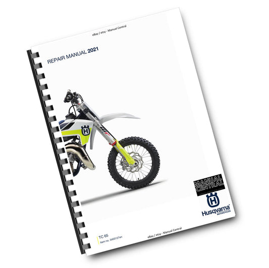 HUSQVARNA TC 65 2021 EDITION REPAIR WORKSHOP SERVICE MANUAL REPRINTED