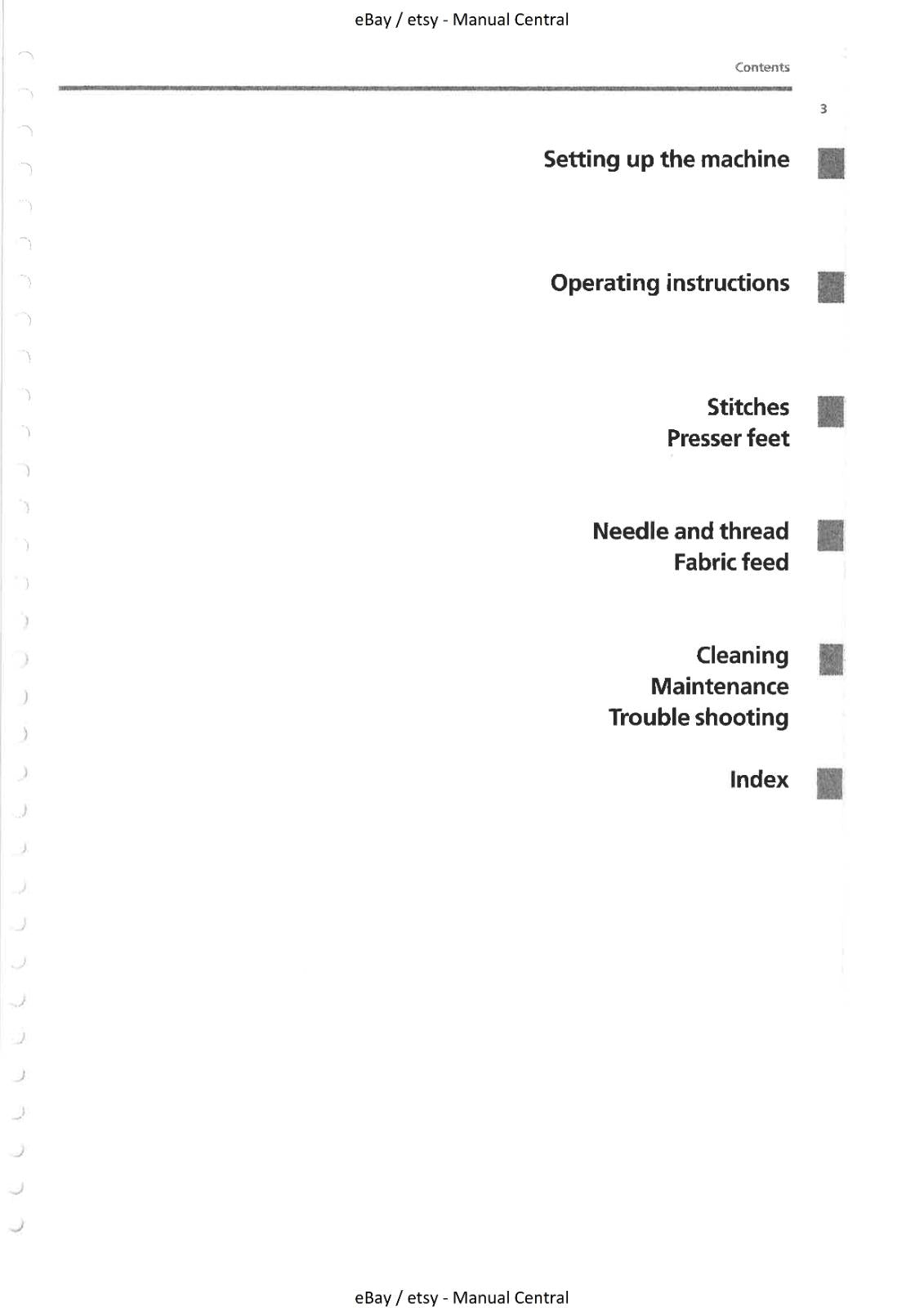 BERNINA - VIRTUOSA 150 160 - INSTRUCTION MANUAL & SEWING MANUAL - REPRINTED