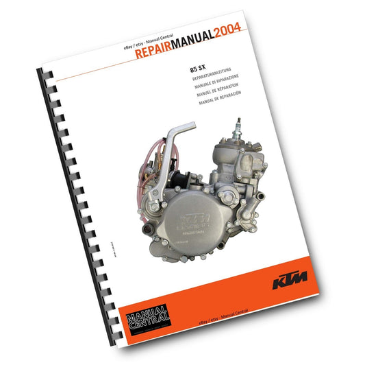 KTM 2004 - 85 SX - ENGINE WORKSHOP REPAIR SERVICE MANUAL