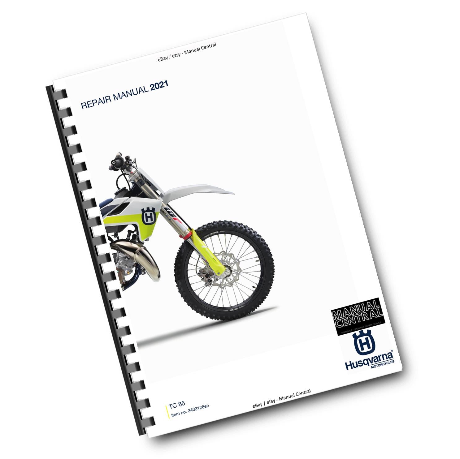 HUSQVARNA TC 85 19/16" 2021 EDITION REPAIR WORKSHOP SERVICE MANUAL REPRINTED