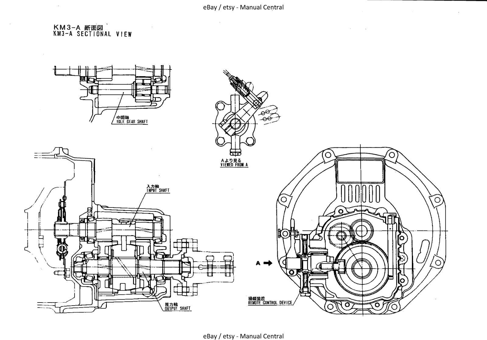 YANMAR 3GM30 3GM30-B 3GM30C 3GM30F ENGINE PARTS MANUAL REPRINTED 2010 REVISION