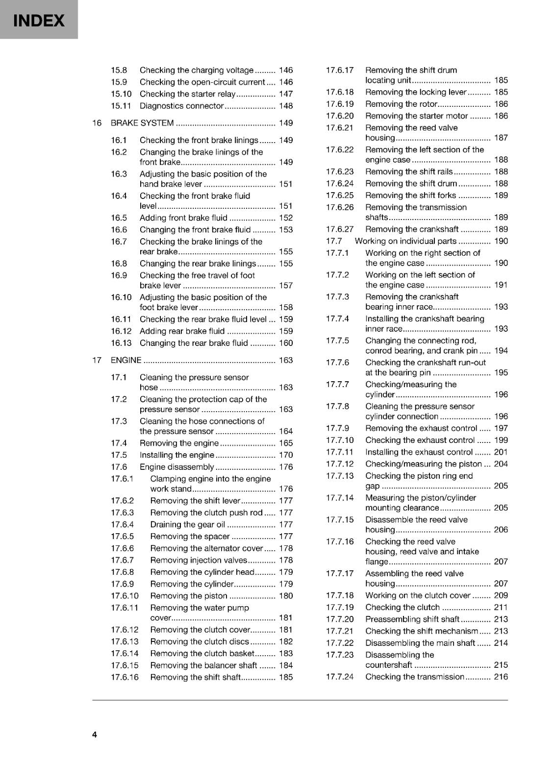 HUSQVARNA TX 300i 2021 EDITION REPAIR WORKSHOP SERVICE MANUAL REPRINTED