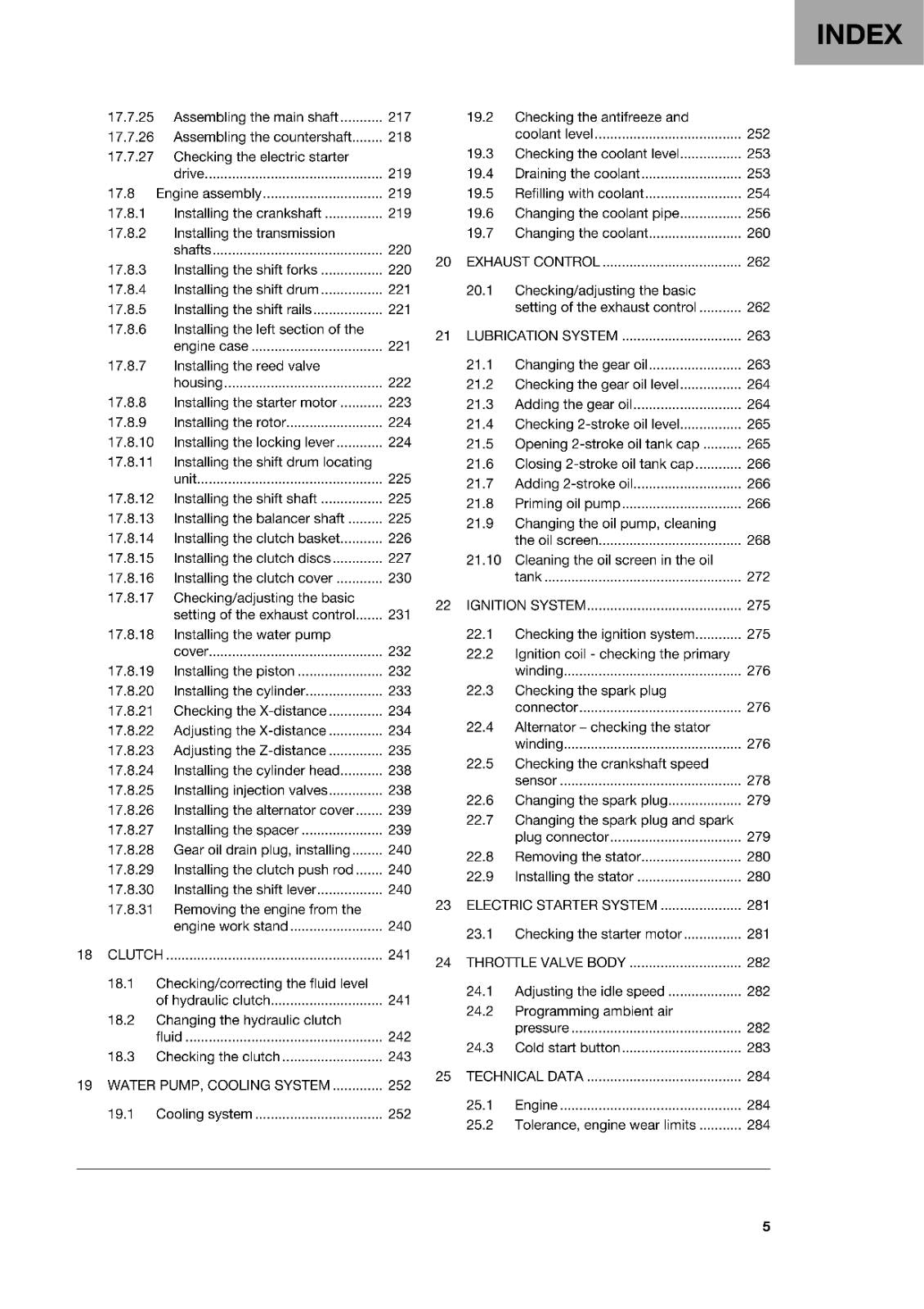 HUSQVARNA TX 300i 2021 EDITION REPAIR WORKSHOP SERVICE MANUAL REPRINTED