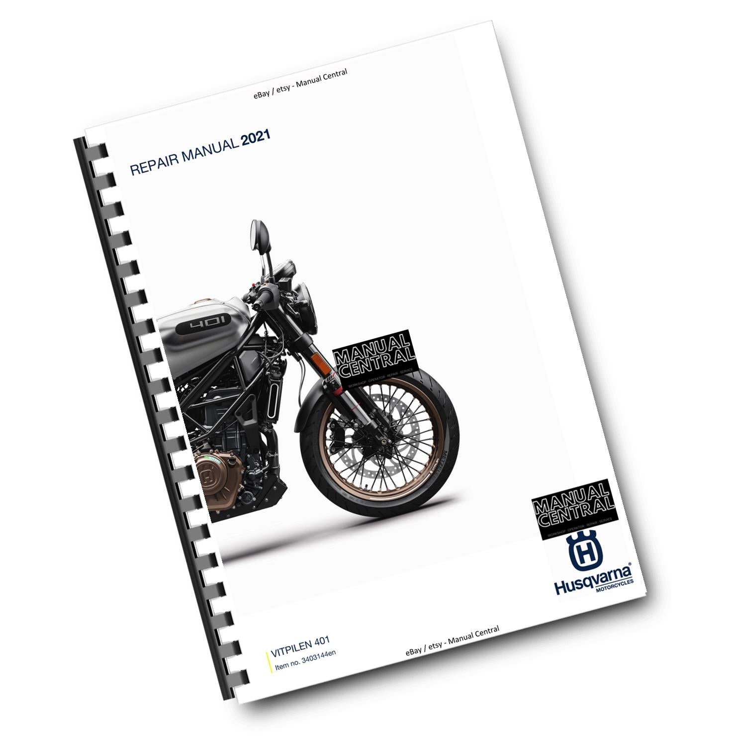 HUSQVARNA VITPILEN 401 2021 EDITION REPAIR WORKSHOP SERVICE MANUAL REPRINTED