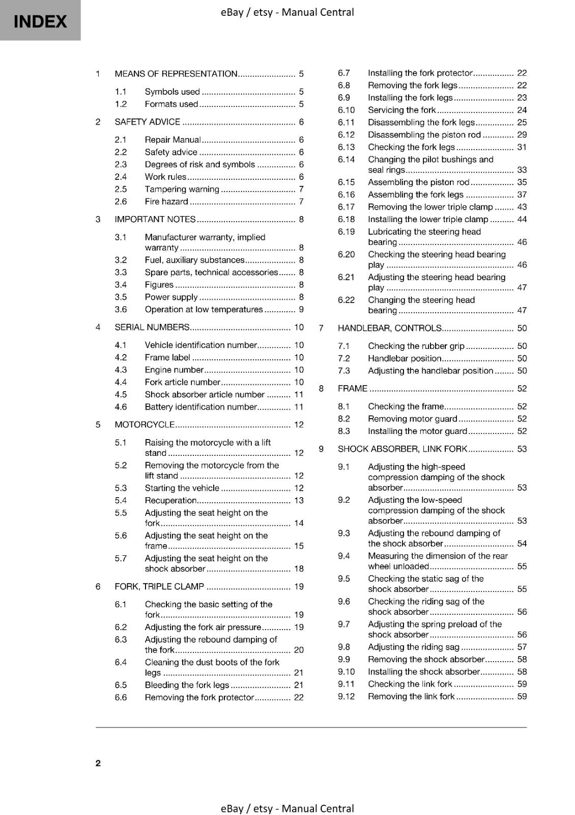 HUSQVARNA EE5 EE 5 2022 EDITION REPAIR WORKSHOP SERVICE MANUAL REPRINTED