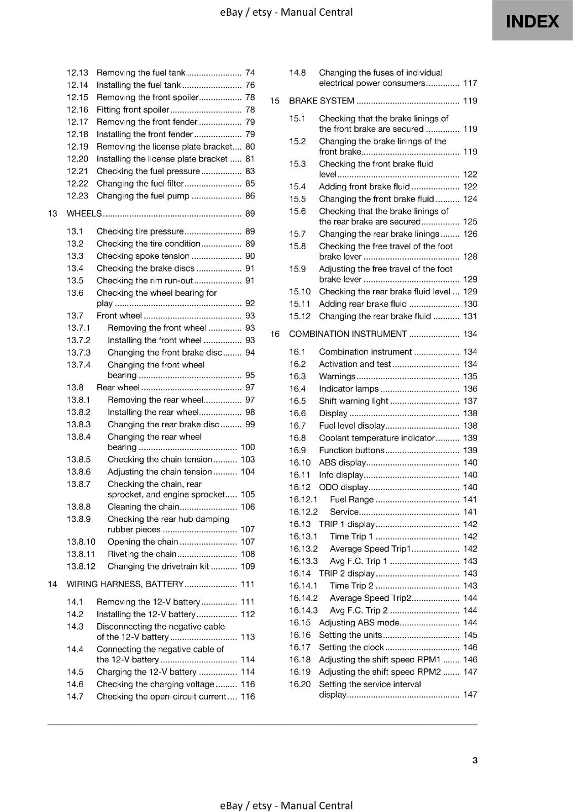 HUSQVARNA - 2022 SVARTPILEN 200-  REPAIR WORKSHOP SERVICE MANUAL REPRINTED