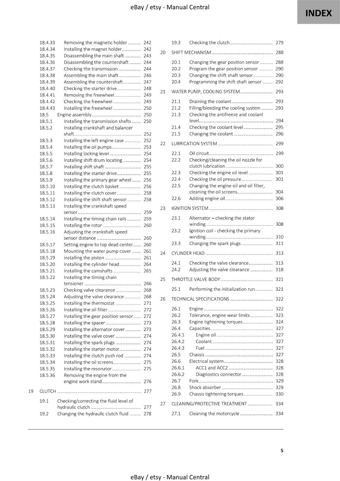 GASGAS 2023 - ES 700 US EDITION - SERVICE WORKSHOP REPAIR MANUAL REPRINT