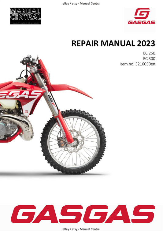 GASGAS 2023 EC 250 EC 300 SERVICE WORKSHOP REPAIR MANUAL