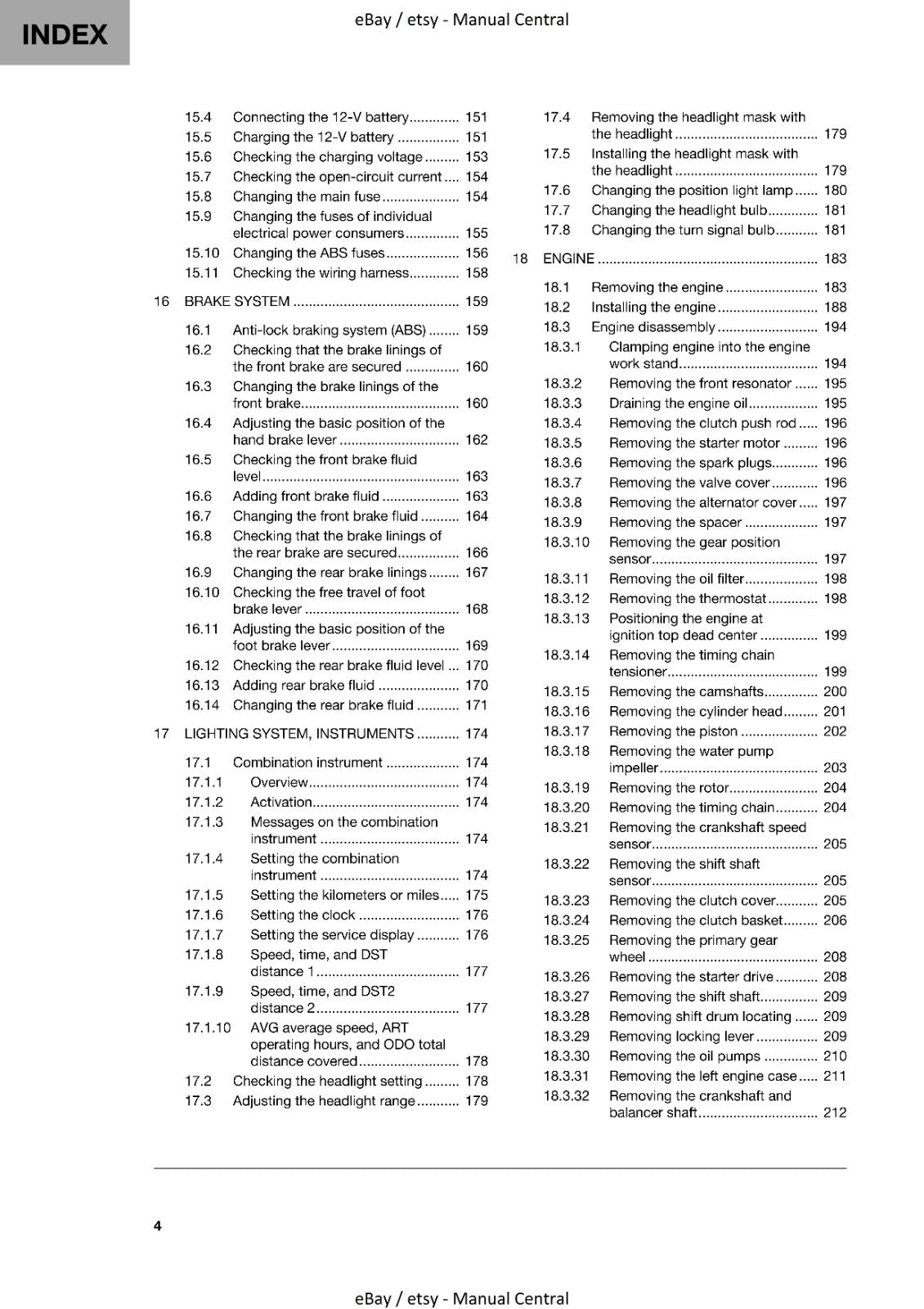 HUSQVARNA 2023 - 701 ENDURO US - REPAIR WORKSHOP SERVICE MANUAL REPRINTED