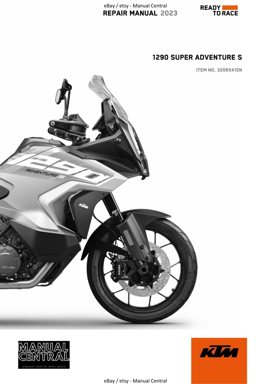 KTM 2023 - 1290 SUPER ADVENTURE S - WORKSHOP SERVICE MANUAL REPRINTED