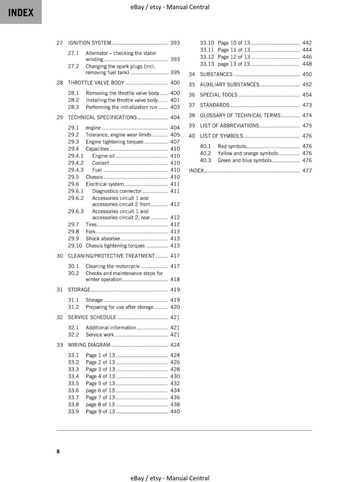 KTM 2023 - 1290 SUPER ADVENTURE S - WORKSHOP SERVICE MANUAL REPRINTED